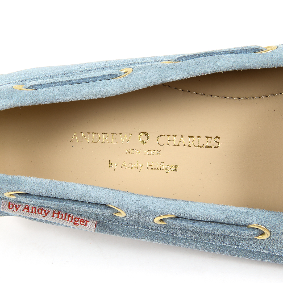 Mocasín Andrew Charles para mujer azul claro CAMILLA
