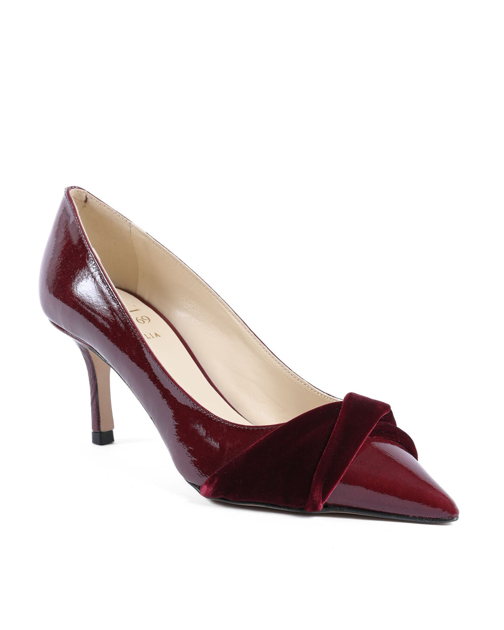 19V69 Italia Zapatos de salón para mujer Burdeos INES65 CHERRY BOW