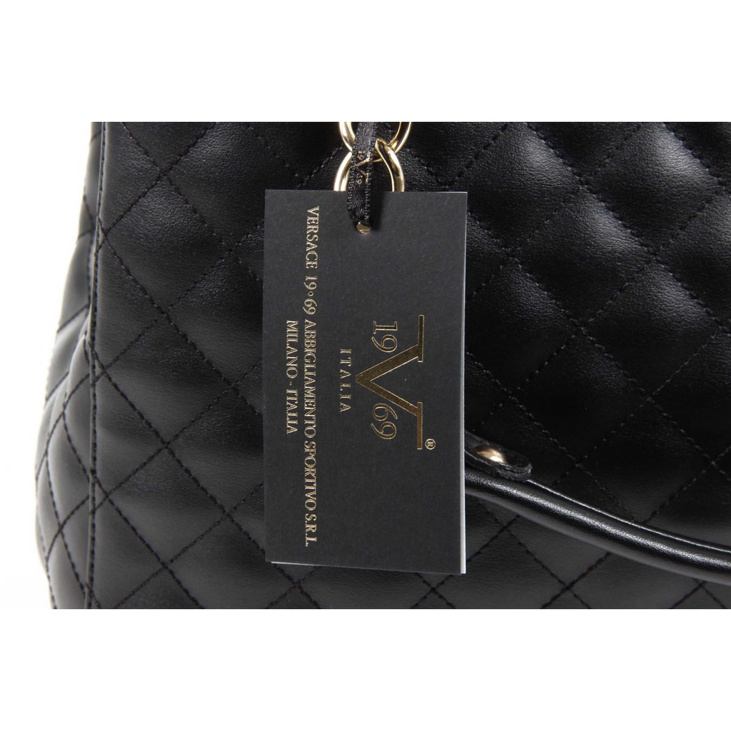 Bolso de mano para mujer V 1969 Italia VE03 NEGRO
