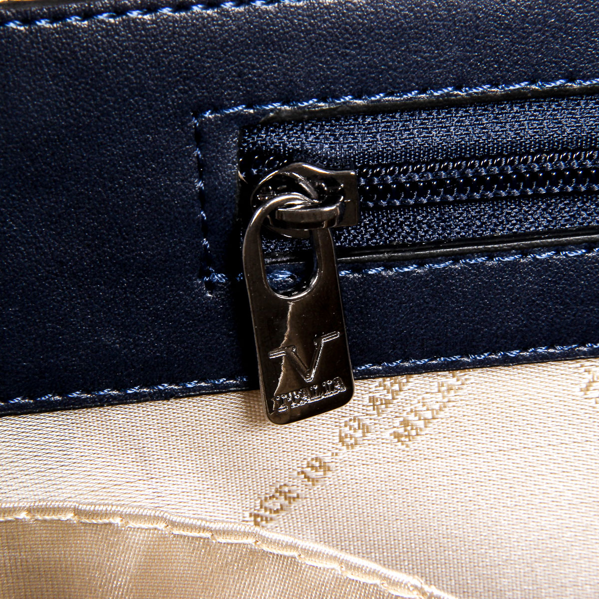 Bolso de mano para hombre V 1969 Italia azul EVAN