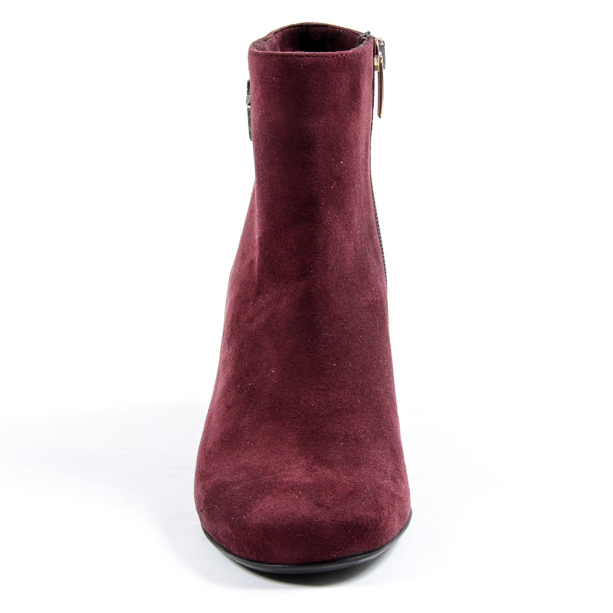 Andrew Charles Womens Heeled Ankle Boot Bordeaux DOLLY