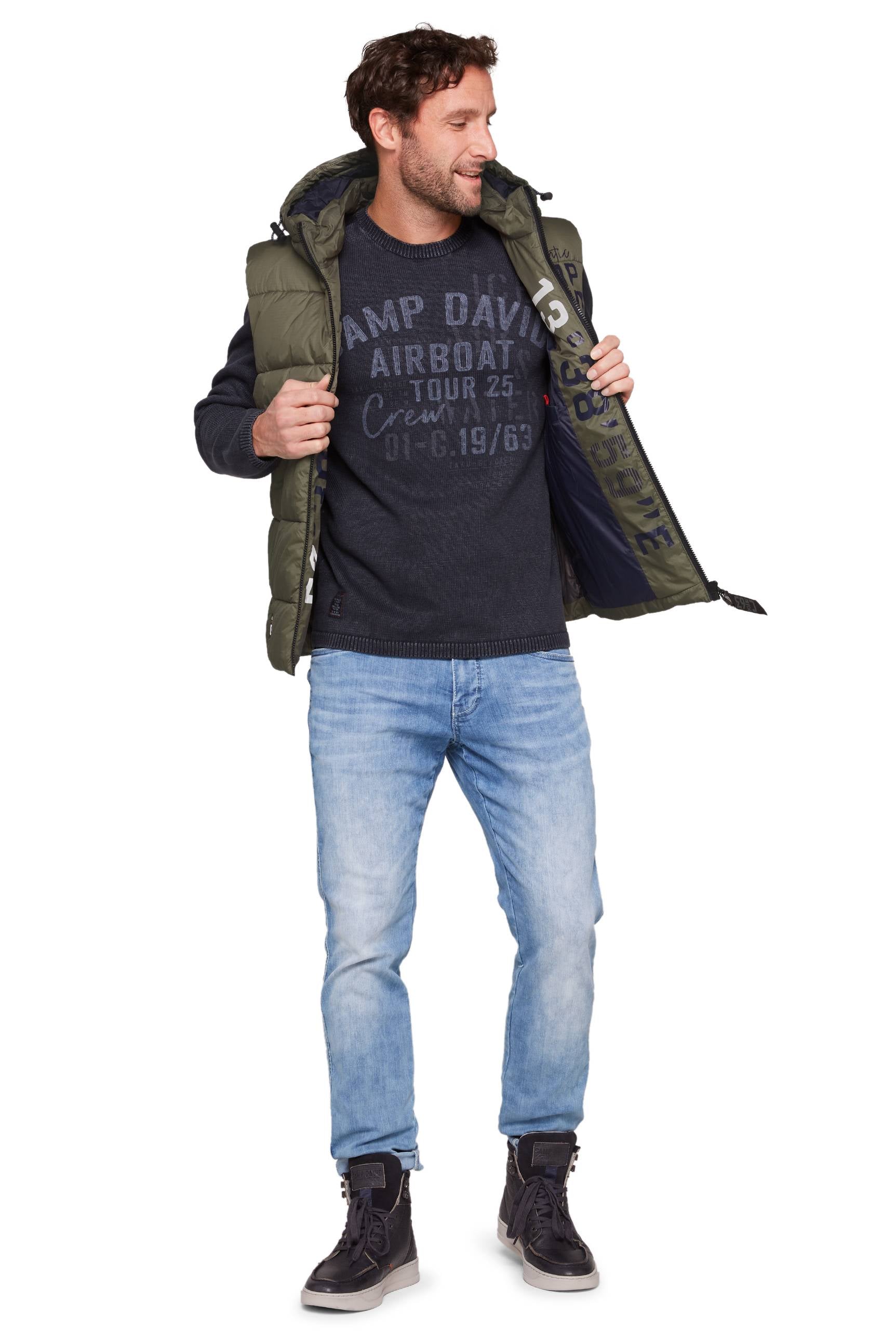 Chaleco Camp David para hombre