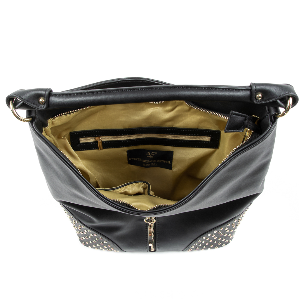 Bolso de mano para mujer V 1969 Italia Negro SANDRA