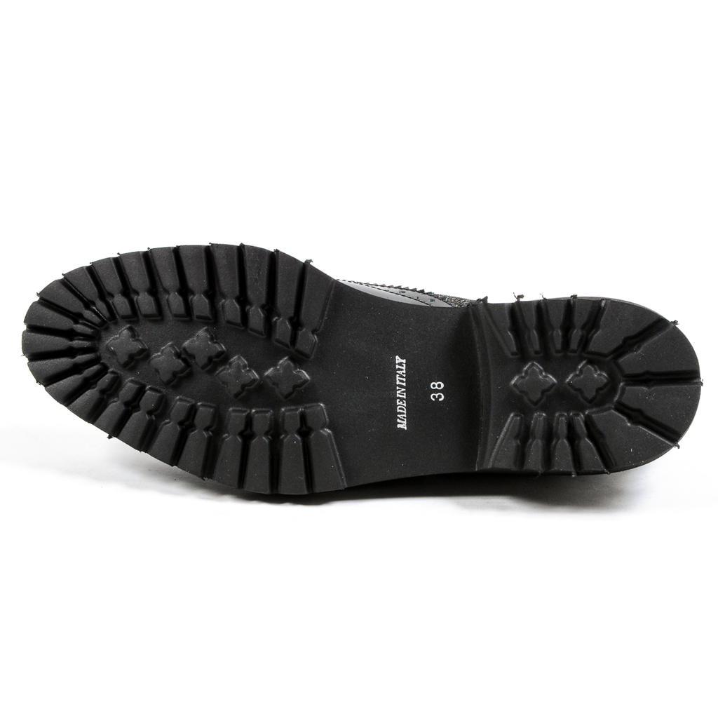 Andrew Charles Womens Oxford Shoe Black COURTNEY