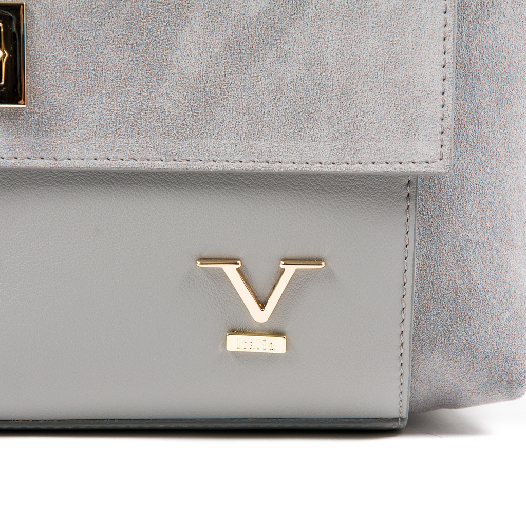 V 1969 Italia Womens Handbag Grey HOUSTON