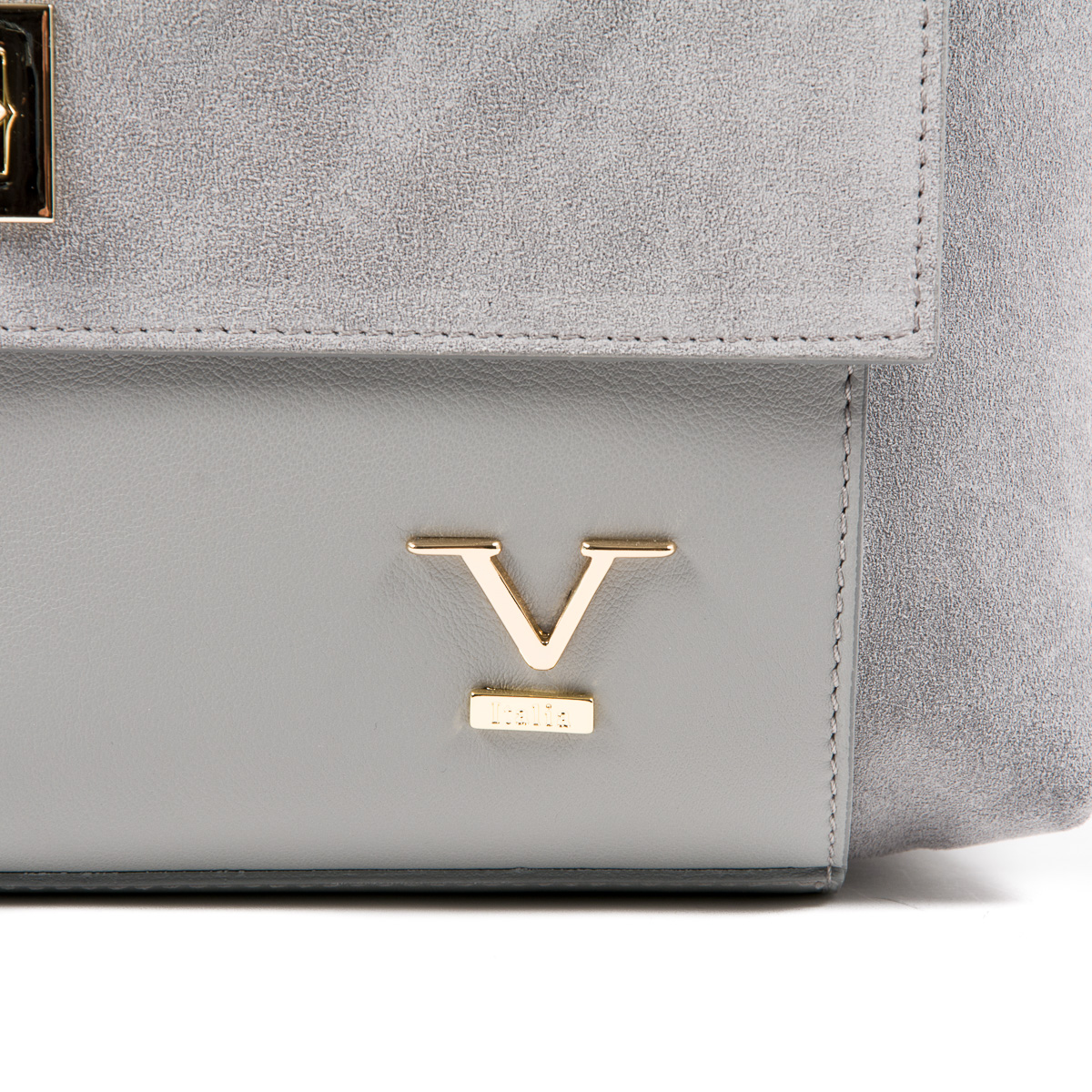 V 1969 Italia Womens Handbag Grey HOUSTON