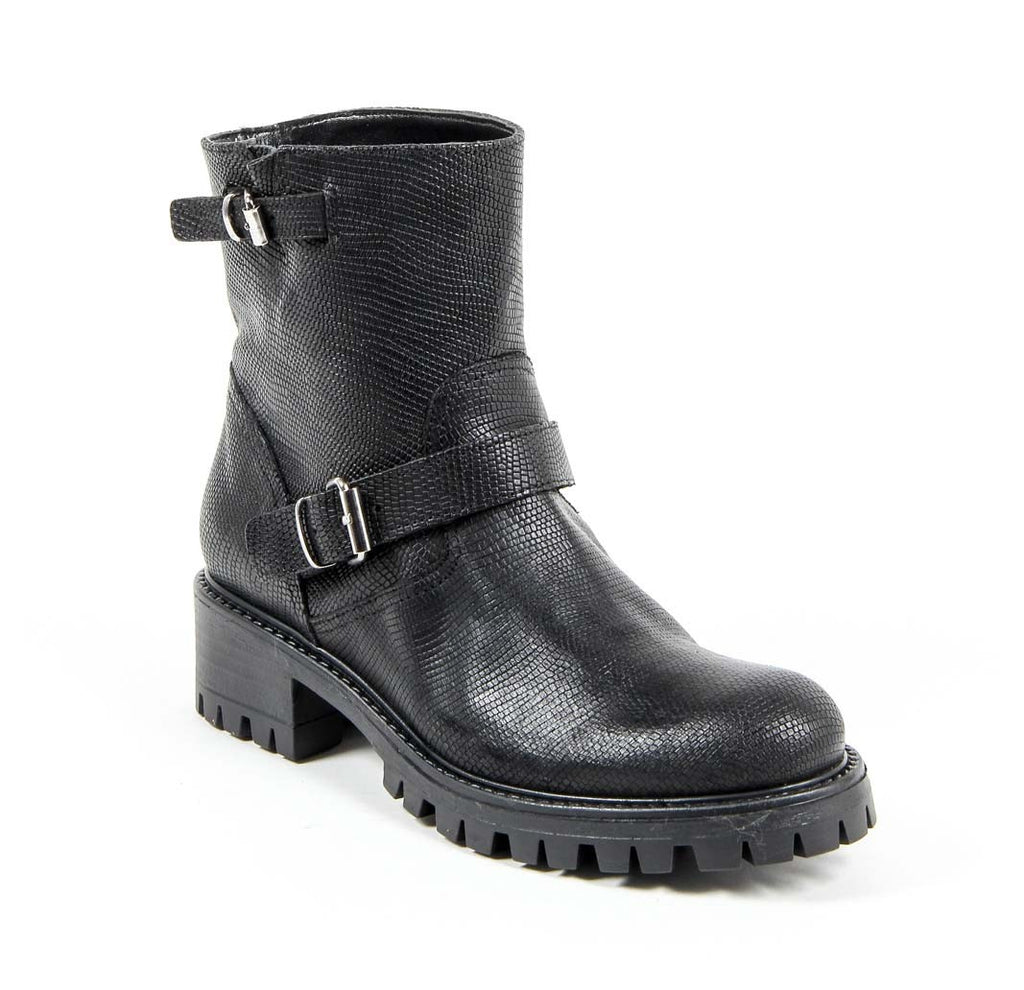 Bota corta Mujer V 1969 Italia B1441 VITELLO STAMPATO NERO