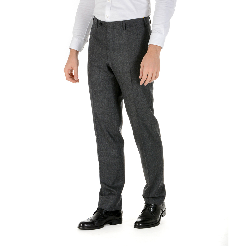 Canali Mens Pants Dark Grey