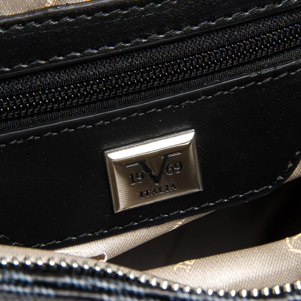 Bolso de hombro para hombre V 1969 Italia V1969017 GRIS NEGRO