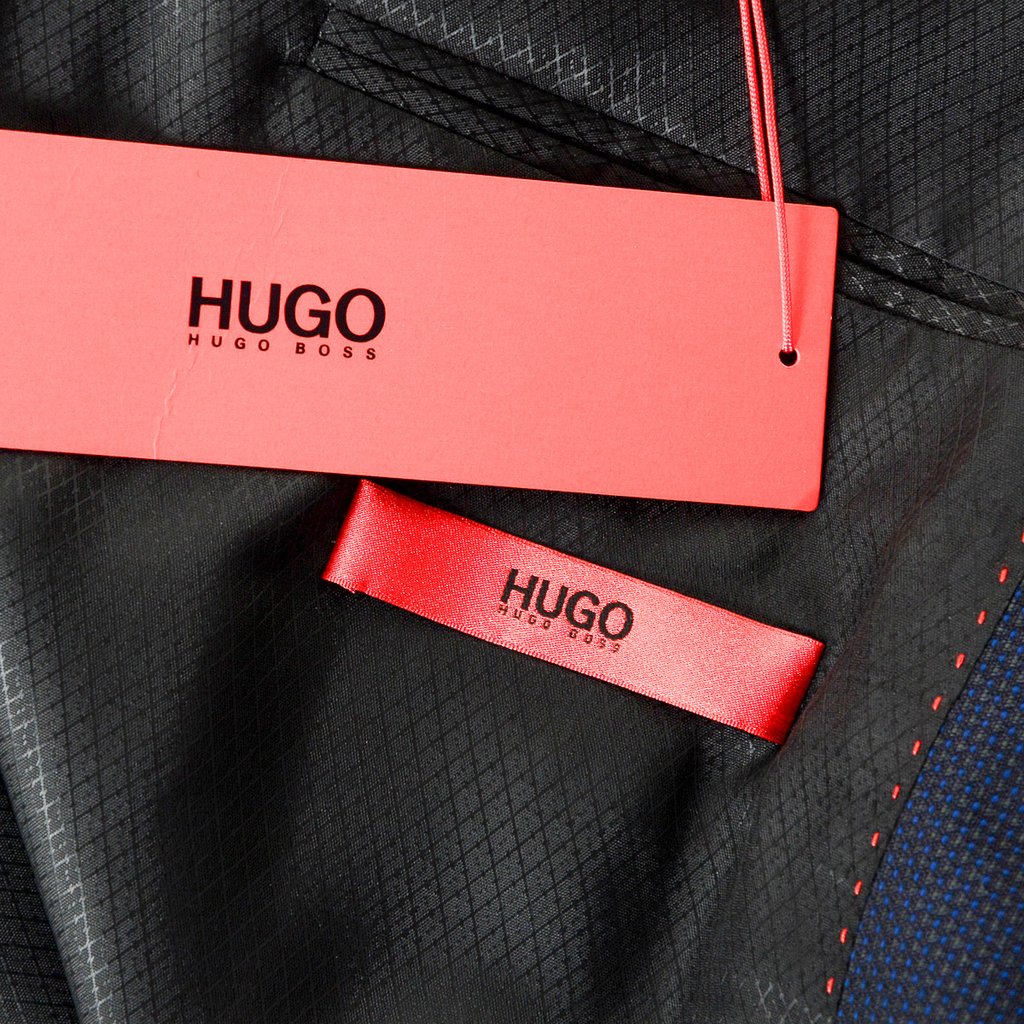 Chaqueta Hugo Boss para hombre de manga larga azul oscuro JET