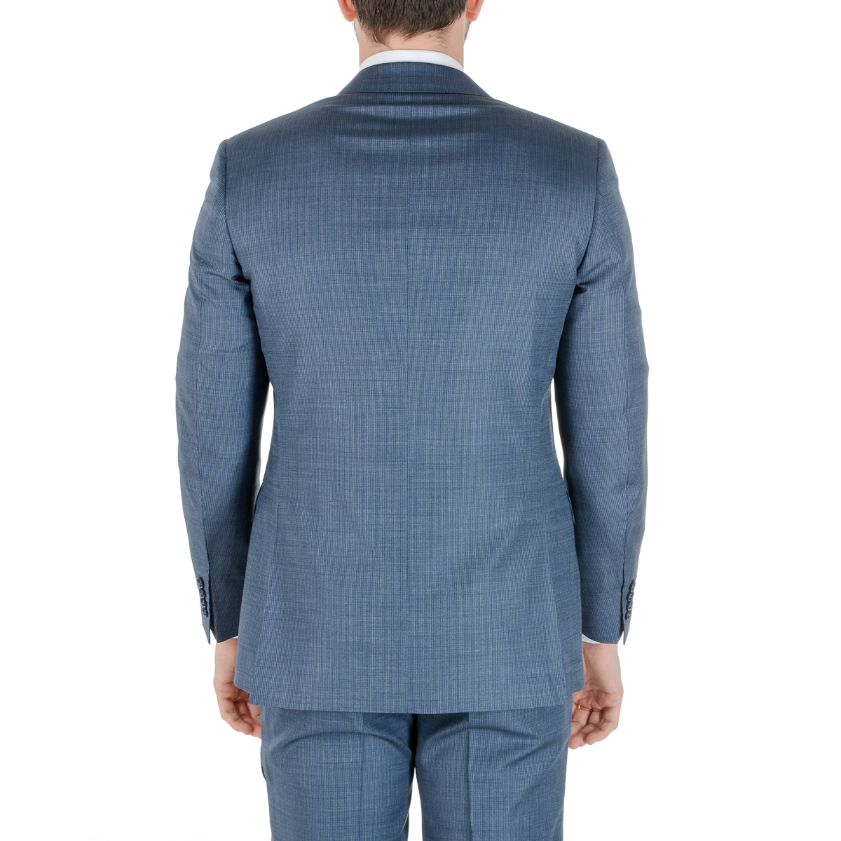 Canali Mens Suit Long Sleeves Light Blue