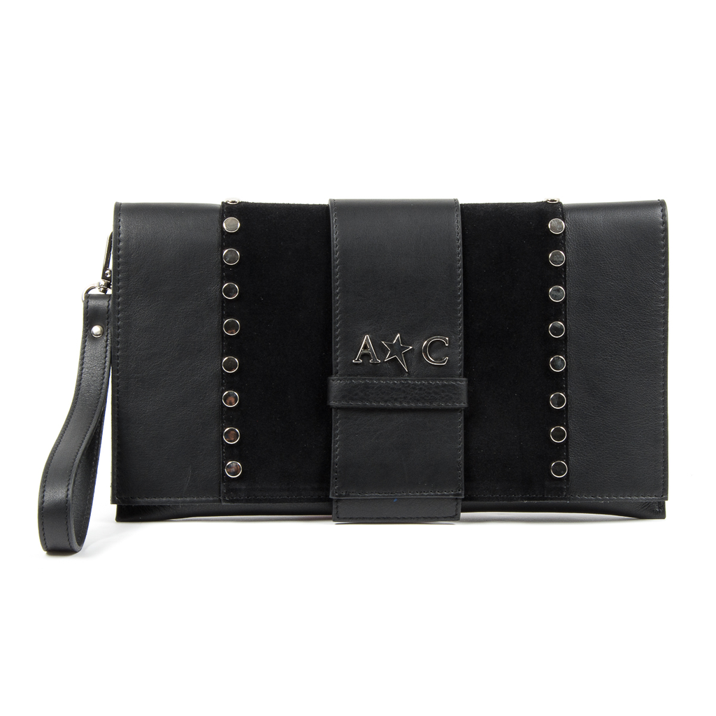 Bolso de mano para mujer Andrew Charles, color negro, CORY