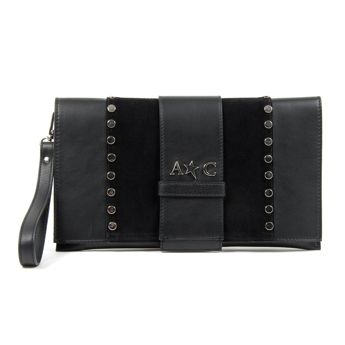 Bolso de mano para mujer Andrew Charles, color negro, CORY