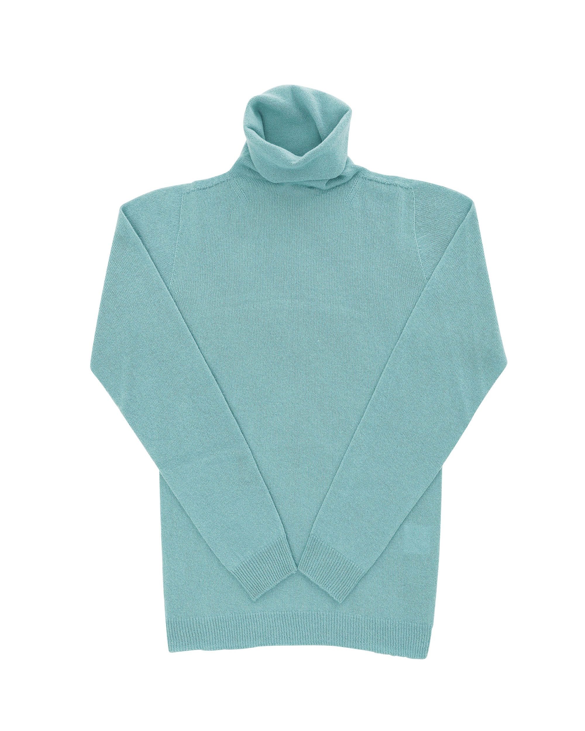Suéter de cuello alto de cachemira para mujer Crown of Edinburgh COE 005 JADE