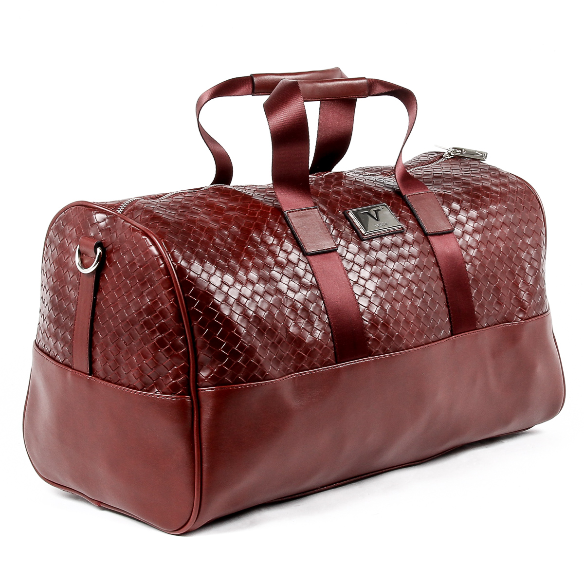 Bolso de mano para hombre V 1969 Italia, color rojo oscuro, JEFF