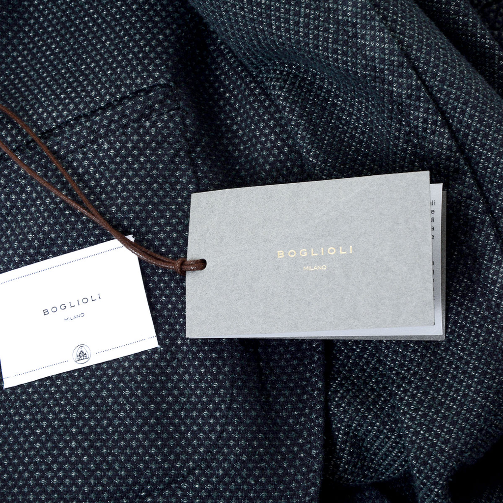 Chaqueta Boglioli Milano para hombre, manga larga, gris oscuro