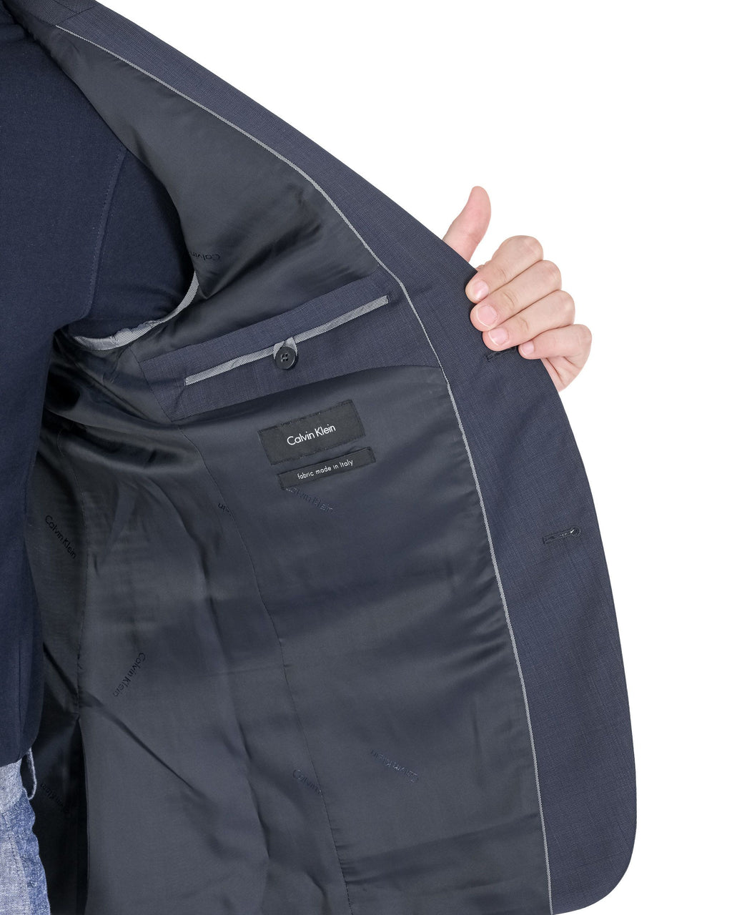 Calvin Klein Mens Blazer Blue K1EK101237478