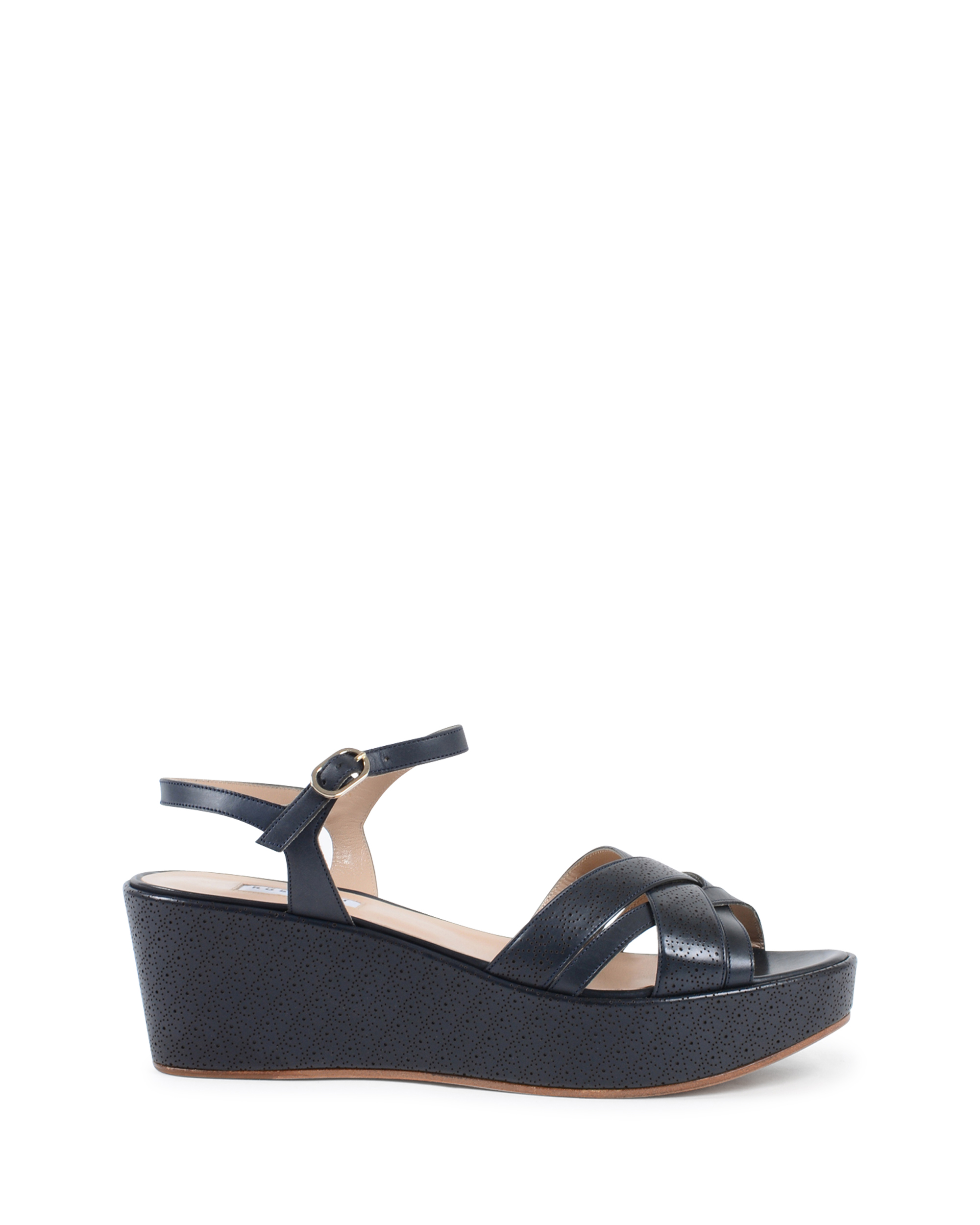 Fratelli Rossetti Sandalia de cuña para mujer Azul Marino 65813 MARAIS NAVY