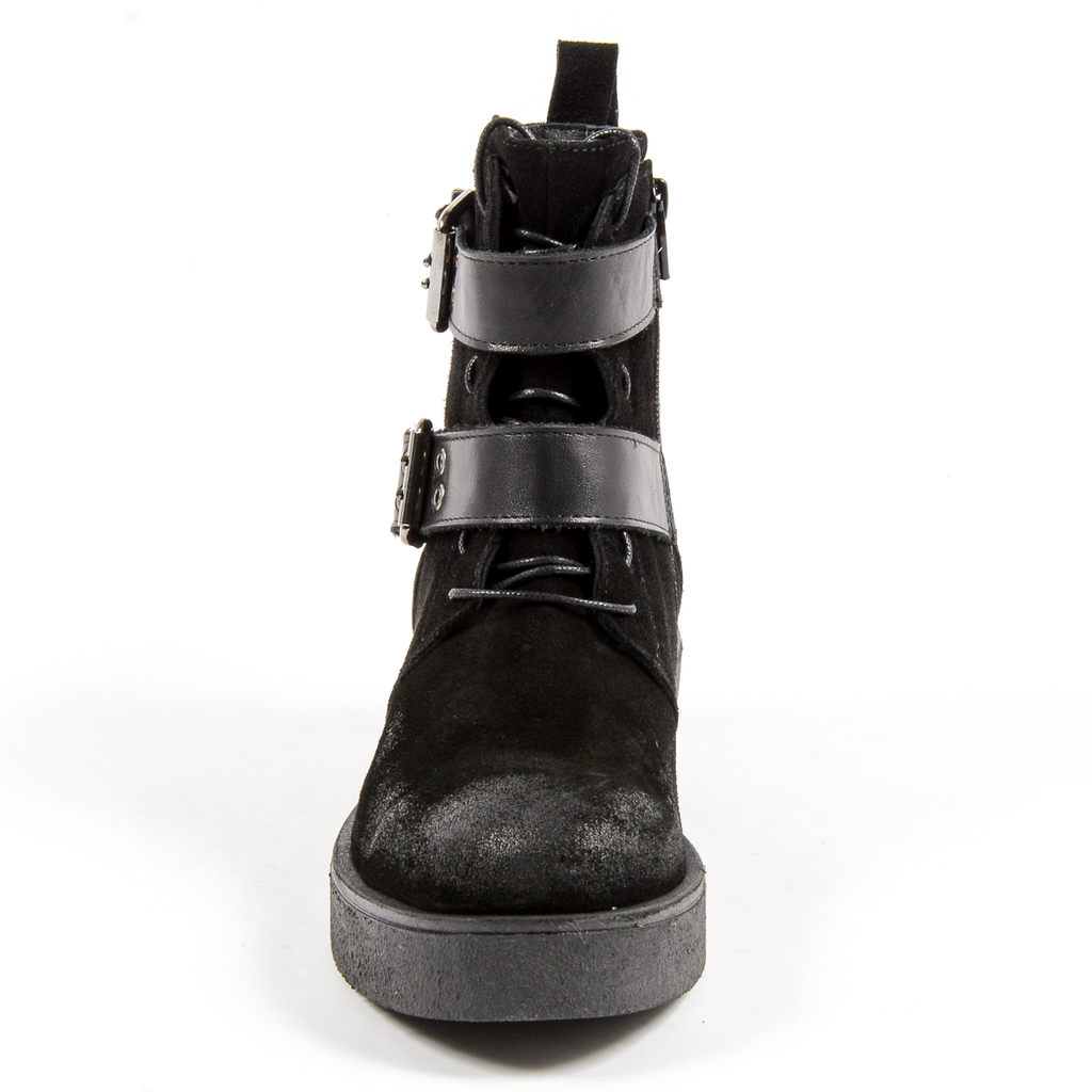 Andrew Charles Womens Ankle Boot Black JOAN