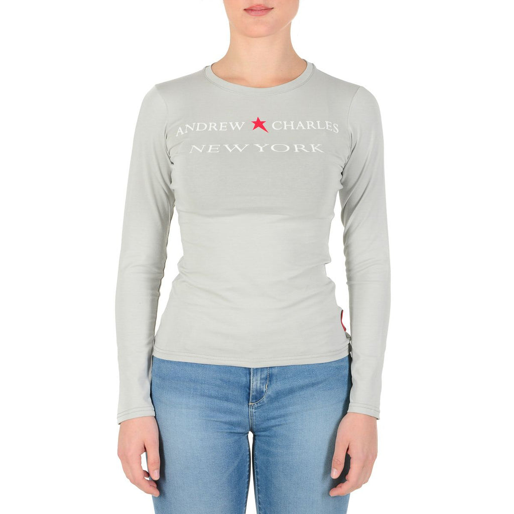 Camiseta de manga larga para mujer Andrew Charles By Andy Hilfiger TS602 031002 FENIX GRIS CLARO 003