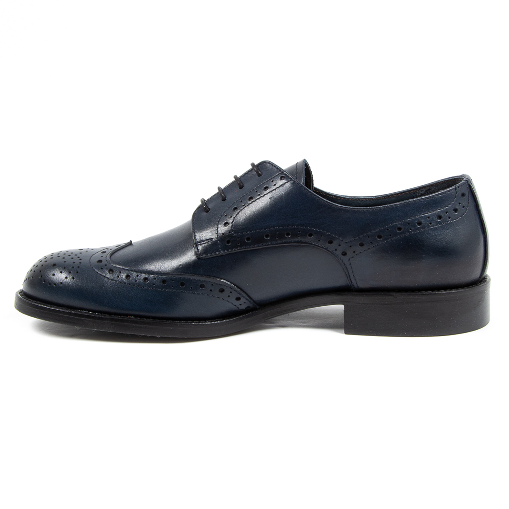 V 1969 Italia - Zapato brogue para hombre, color azul, VERNON