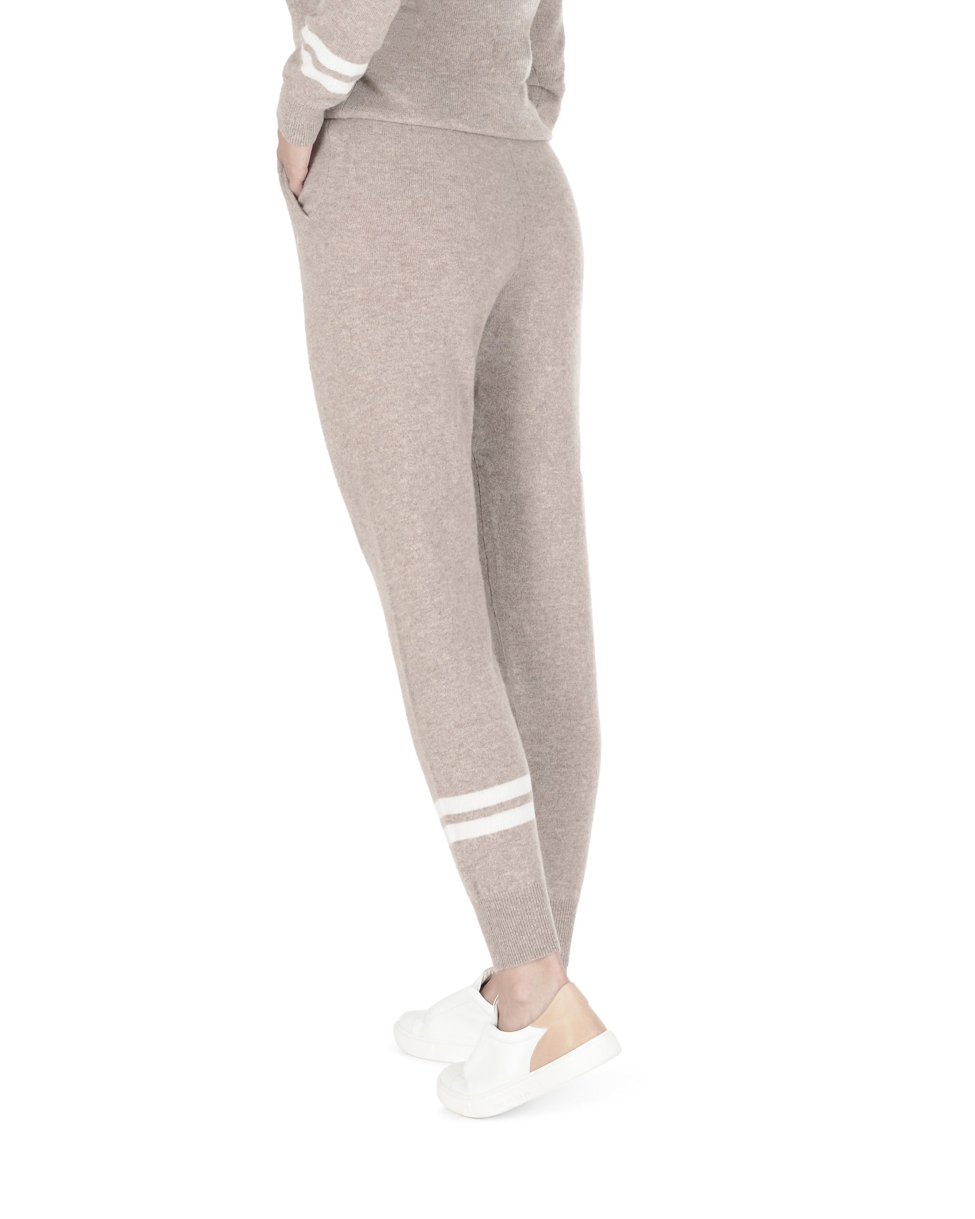 Pantalones deportivos de cachemira - Camel