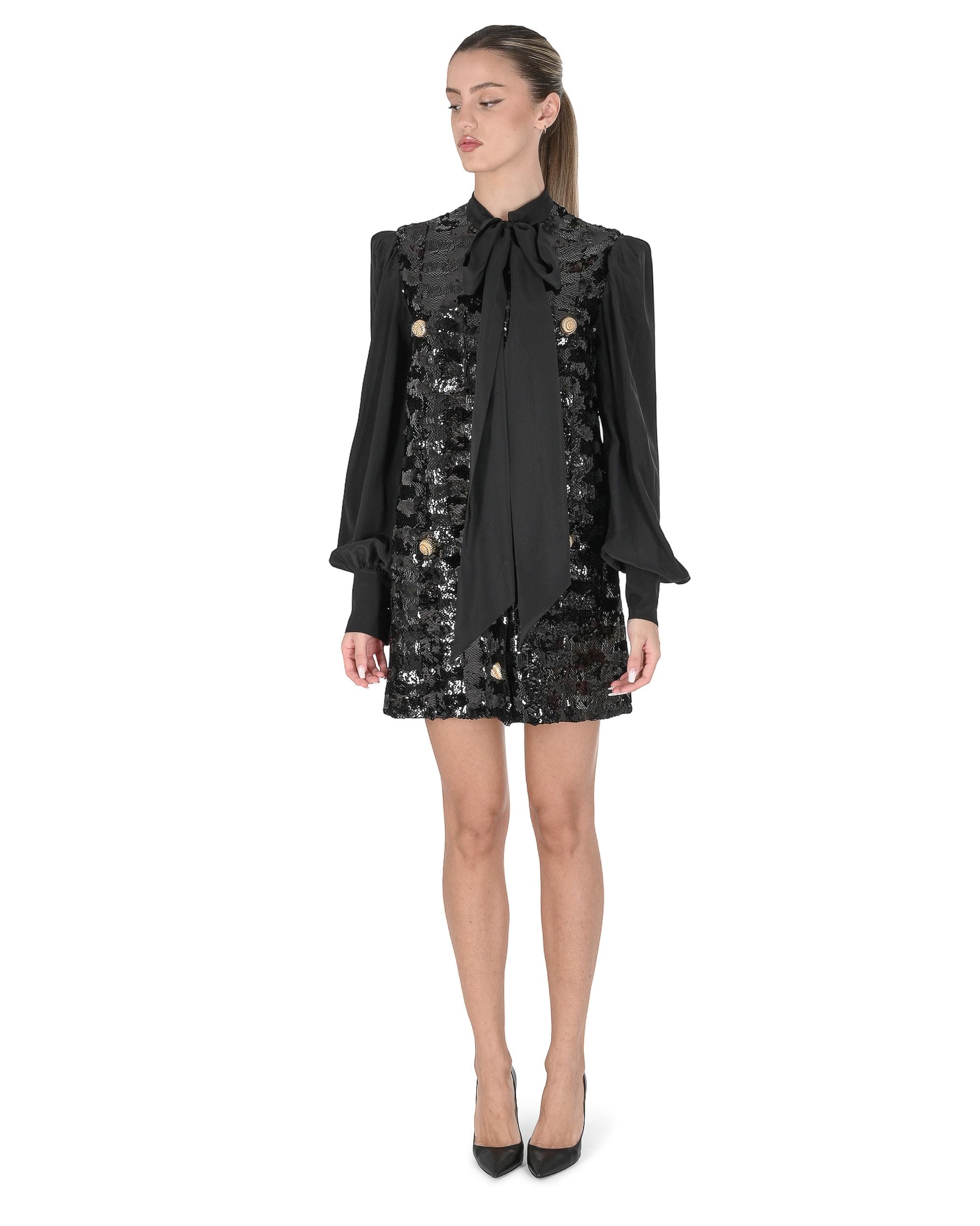 Vestido Balmain para mujer DF0R9222MF77 0PA 801