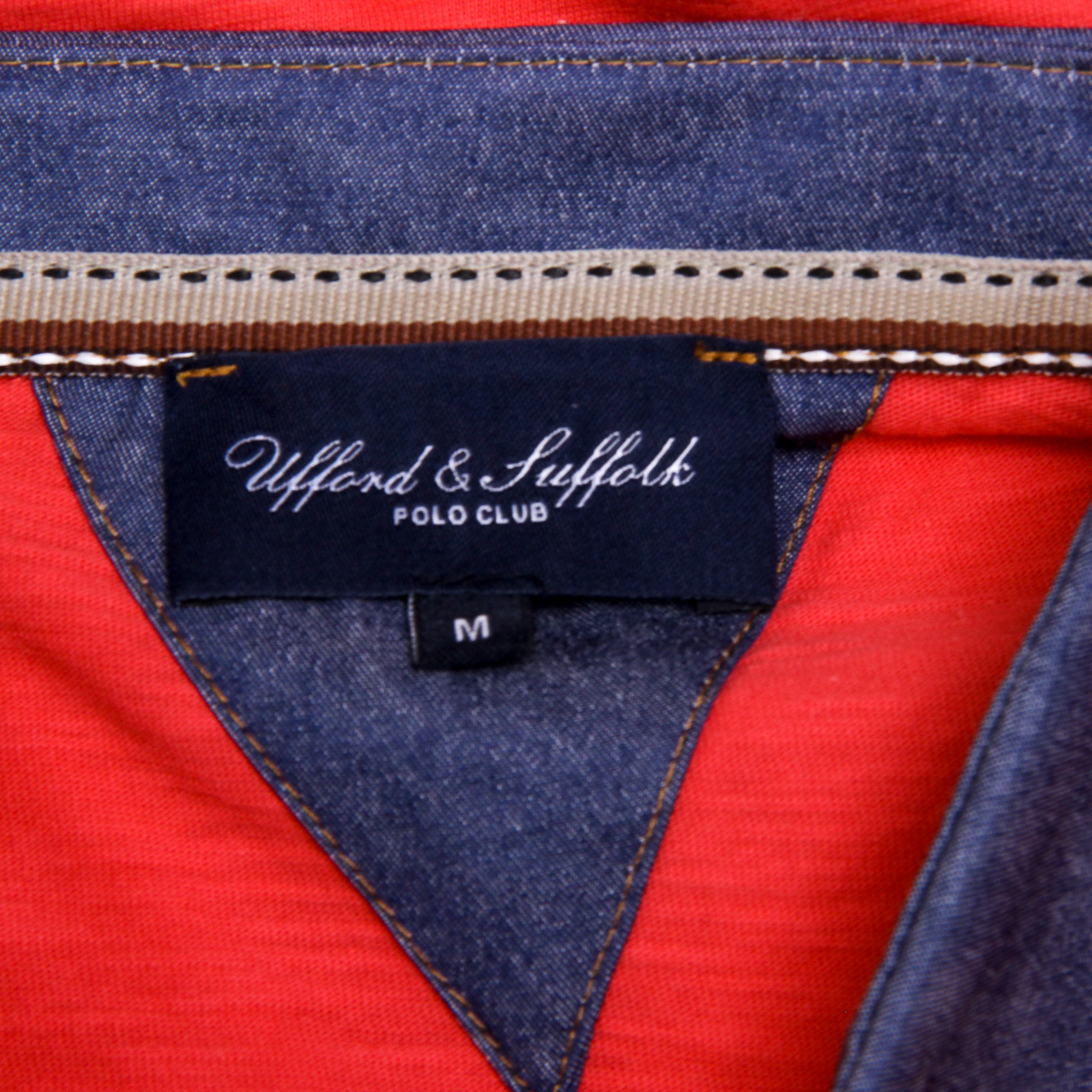 Polo Ufford & Suffolk Polo Club para hombre, manga corta, US007B, granada