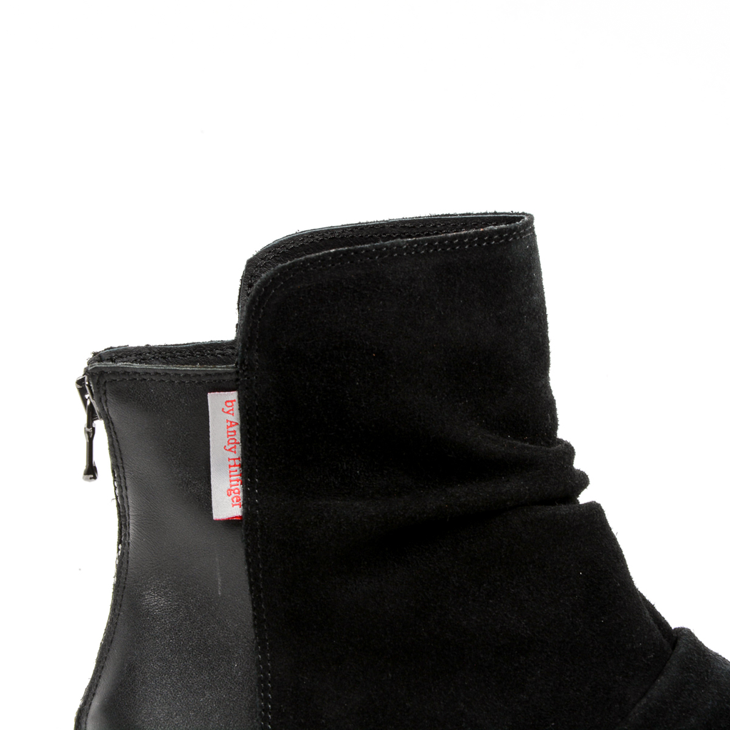 Andrew Charles Mens Ankle Boot Black JON