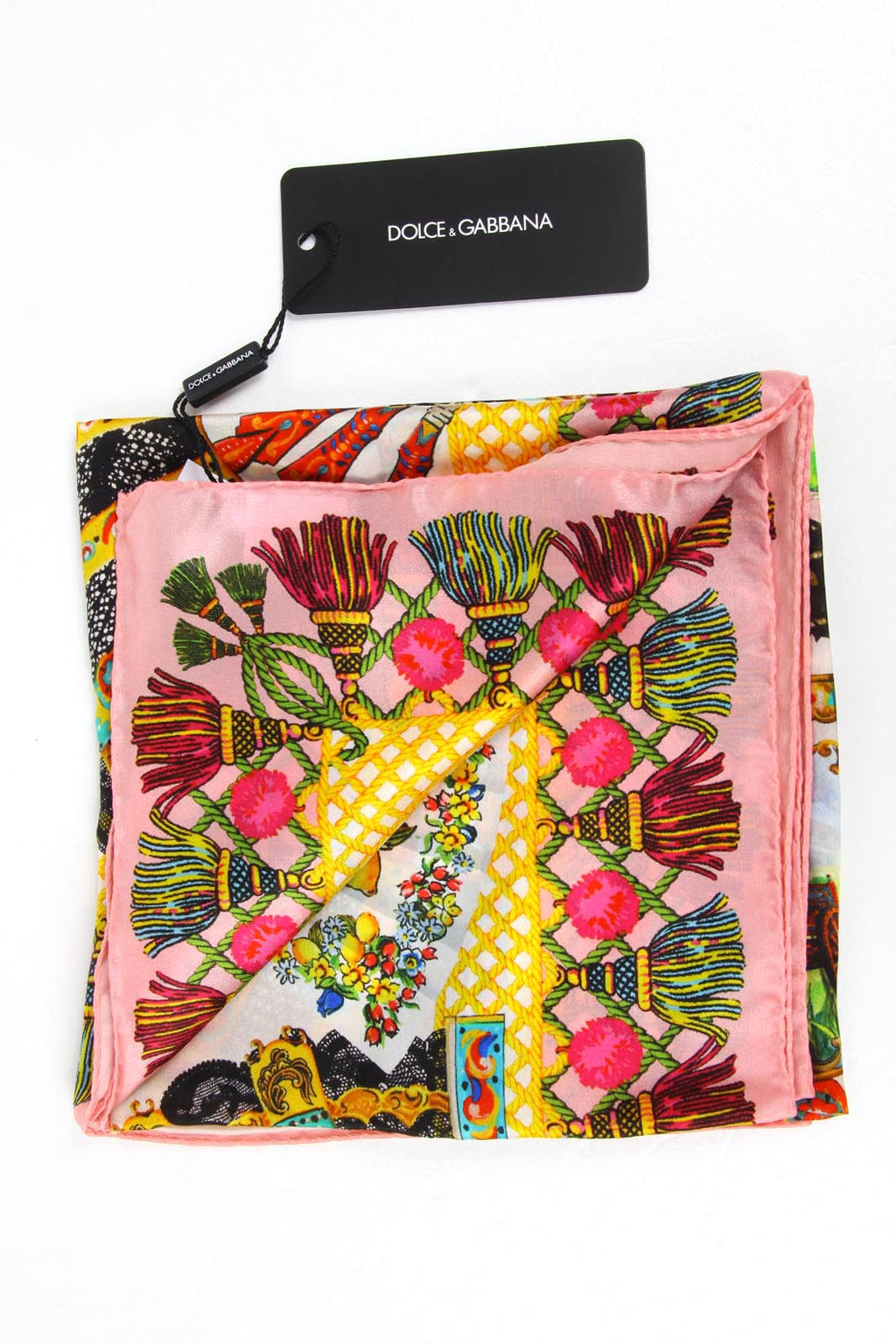 Pañuelo de seda para mujer Dolce & Gabbana FN055R GD539 X0803