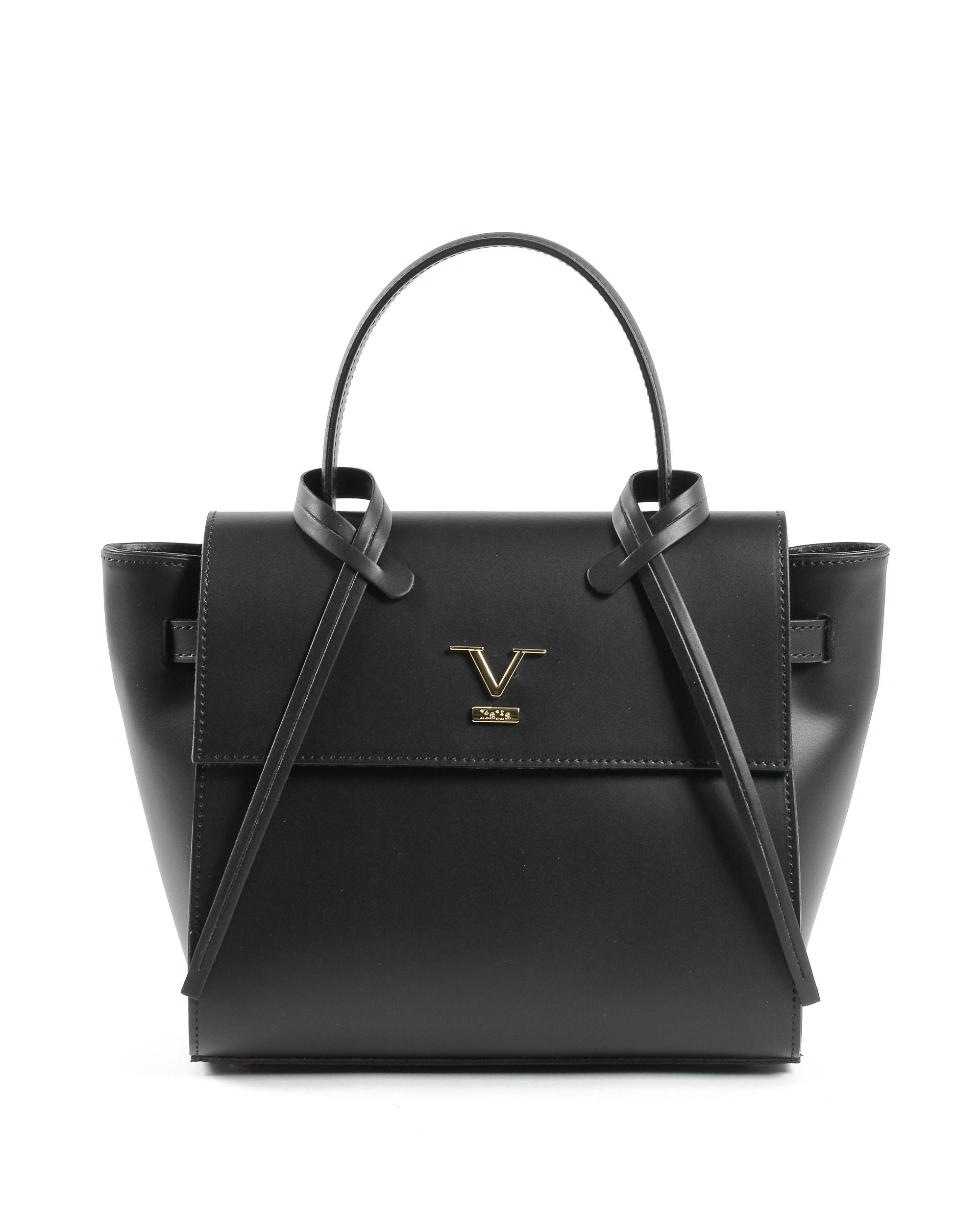 Bolso de mano para mujer V Italia V030-G RUGA NERO