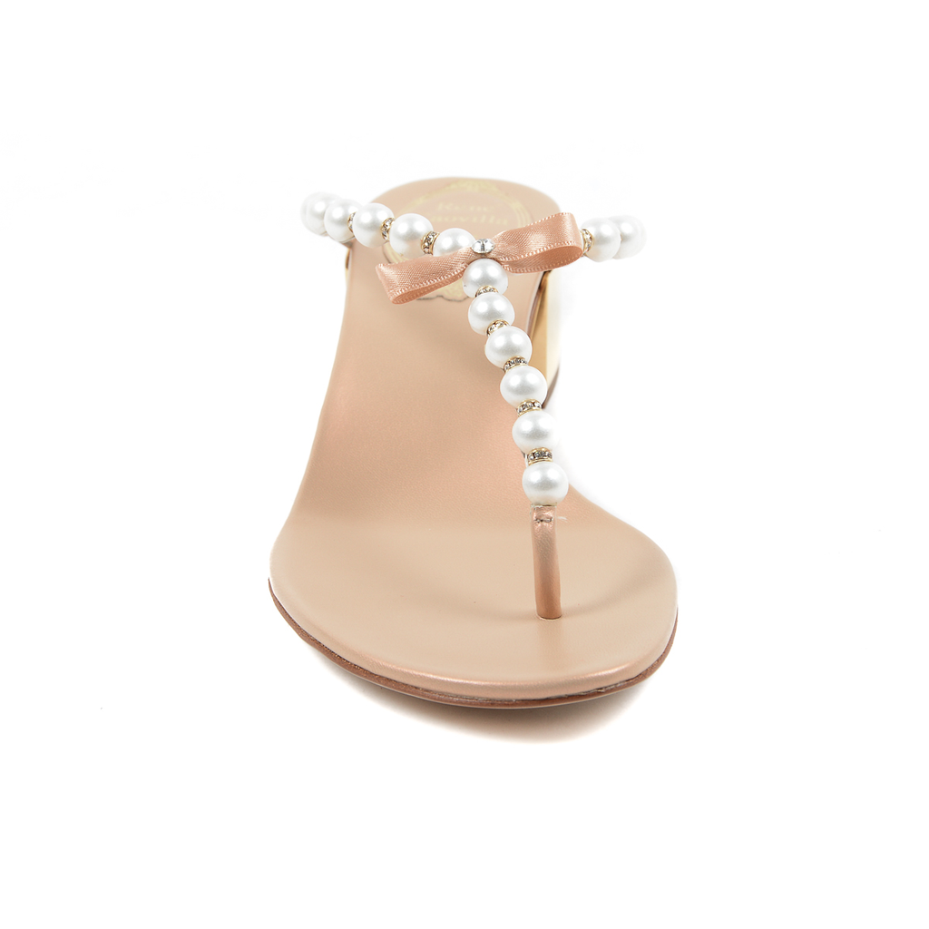 Rene Caovilla by The Blonde Salad Womens Thong Pink PEARL
