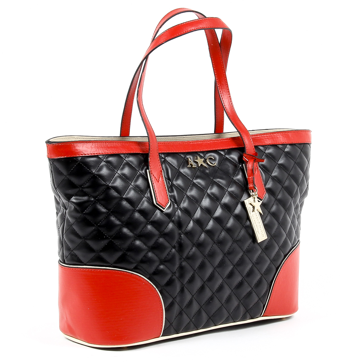 Bolso de mano para mujer Andrew Charles negro LILLI