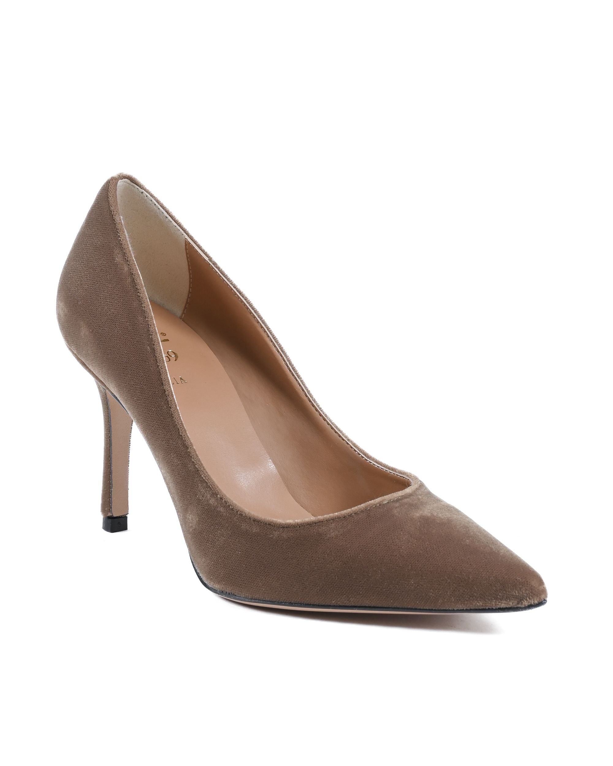 19V69 Italia Zapatos de salón para mujer Taupe DEC85 VELLUTO OCRA