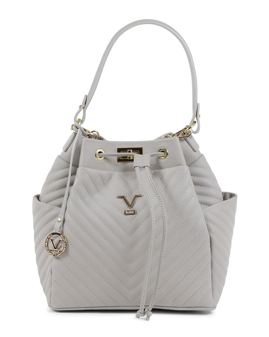 Bolso satchel para mujer V Italia gris BH10272 52 SAUVAGE GRIGIO