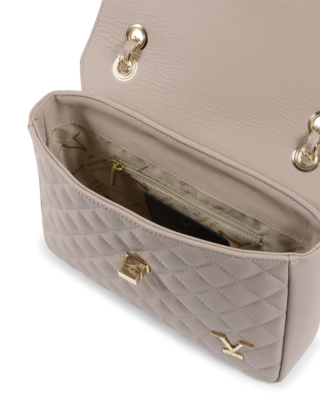 Bolso de mano para mujer V Italia color piel V024-G SAUVAGE NUDE