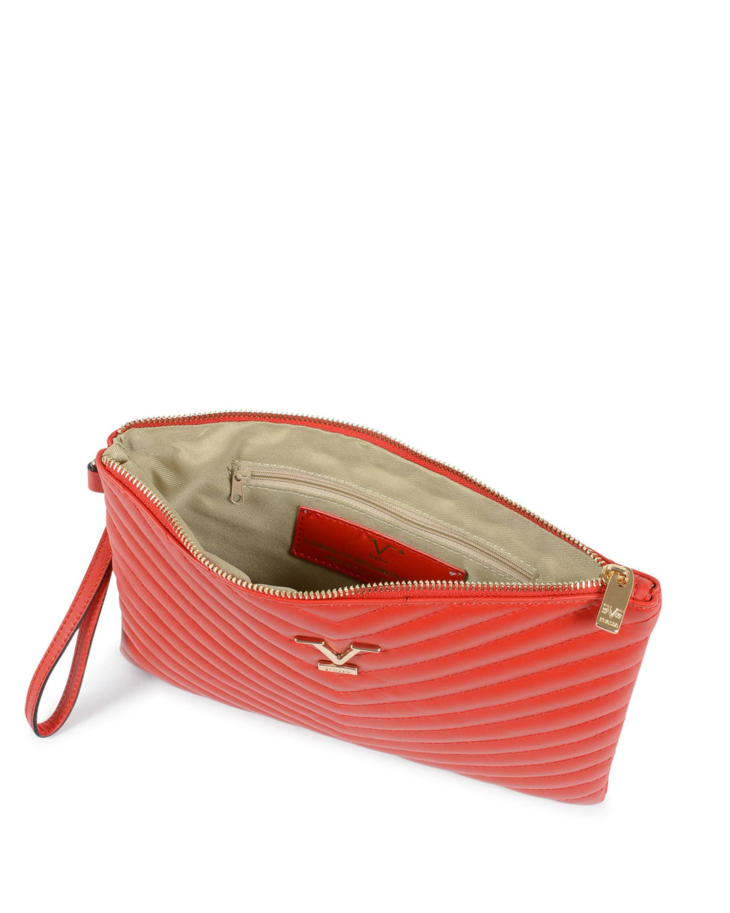 Bolso de mano para mujer V Italia rojo V613 52 SAUVAGE GINGER