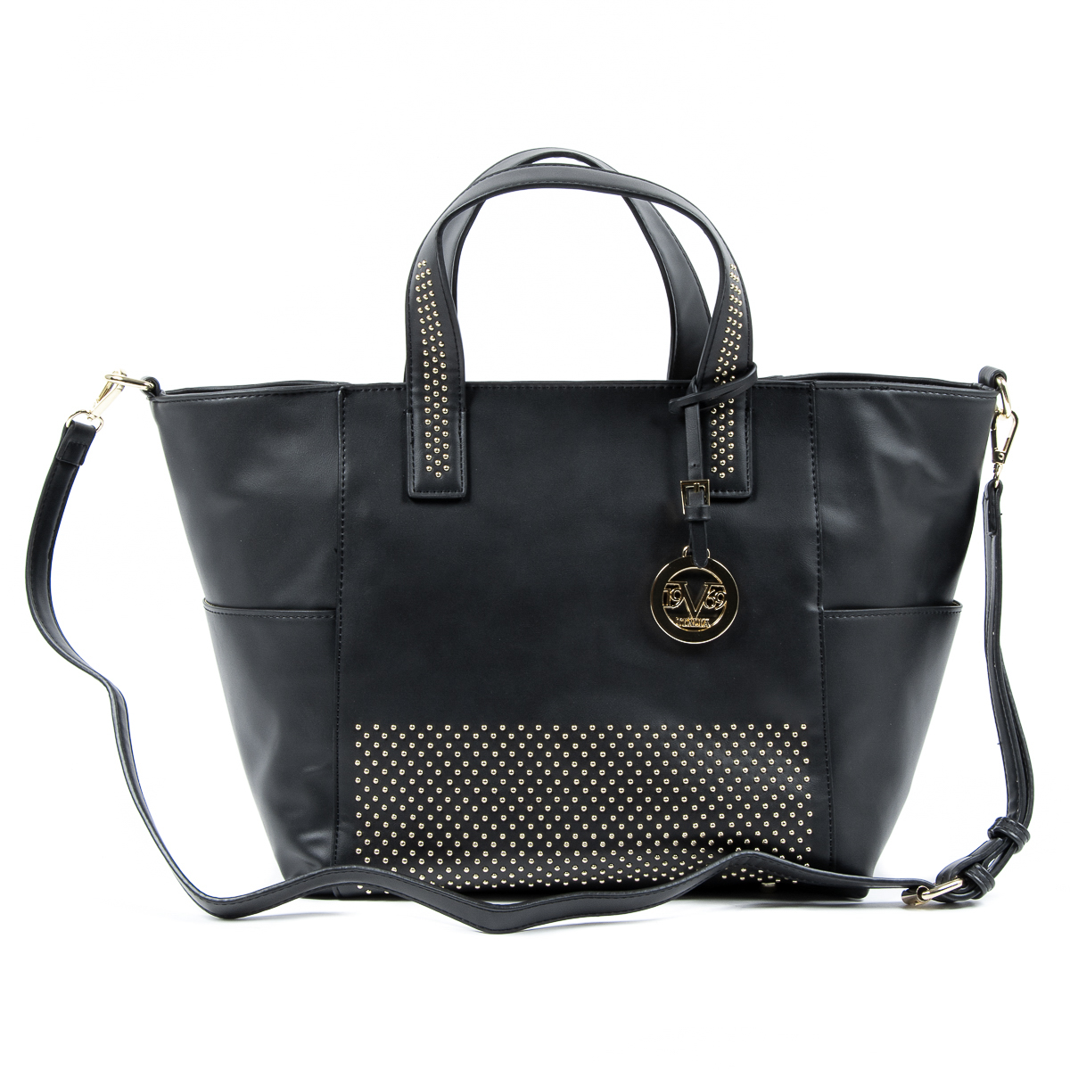 Bolso de mano para mujer V 1969 Italia negro VERONICA