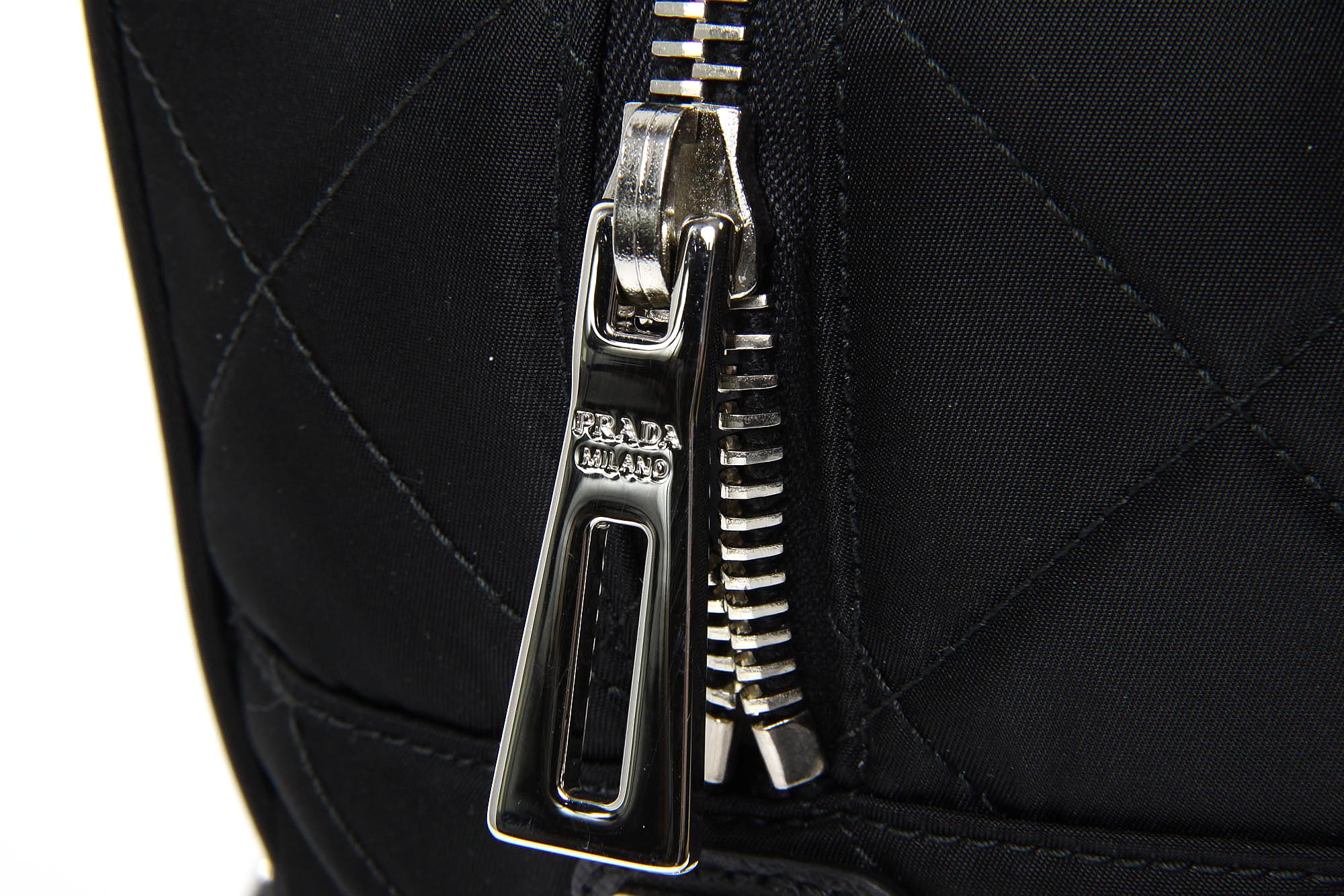 Bolso acolchado Prada BL0774 Nero Tessuto Impuntu