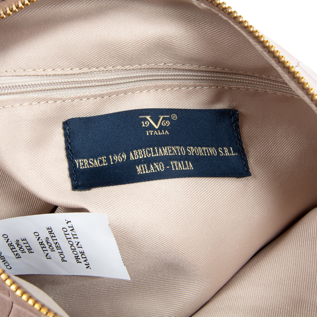 Bolso de mano para mujer V 1969 Italia color rosa lima