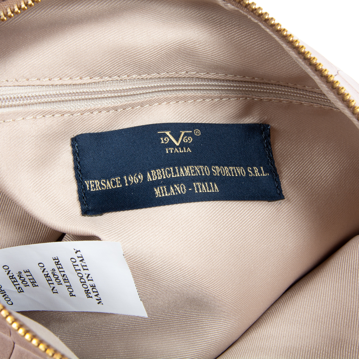 Bolso de mano para mujer V 1969 Italia color rosa lima