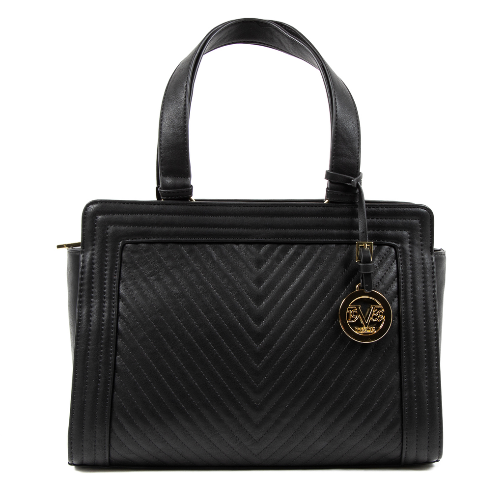 Bolso de mano para mujer V 1969 Italia Negro CRISTINA