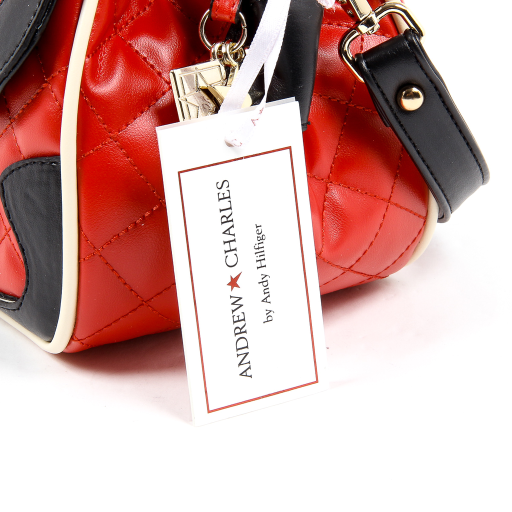 Bolso de mano para mujer Andrew Charles rojo DOMINIQUE