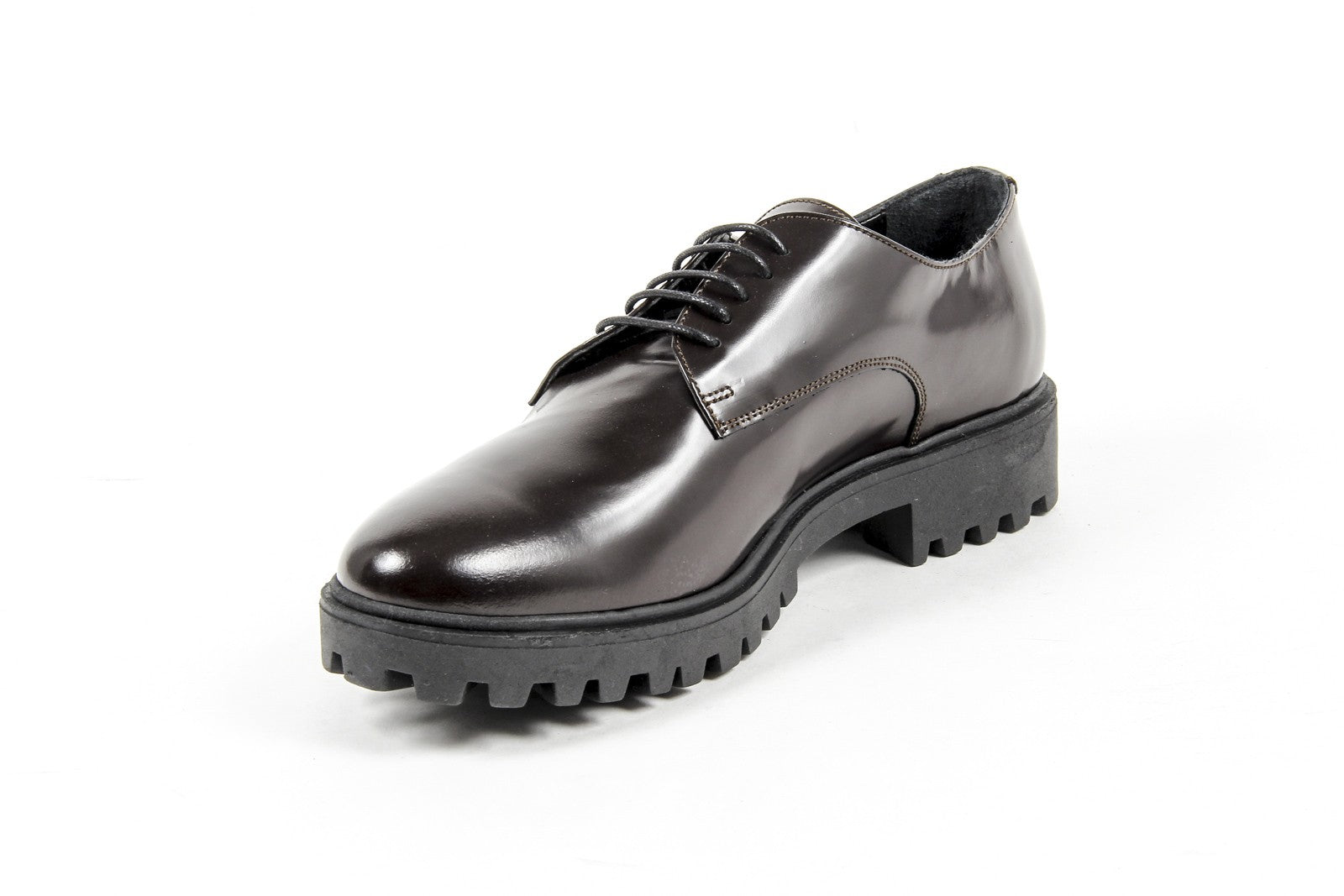 V 1969 Italia Zapato con cordones para mujer C01 ABRASIVATO MORO