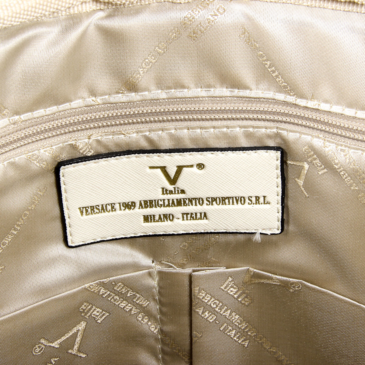 Bolso de mano para mujer V 1969 Italia Beige ALVENA