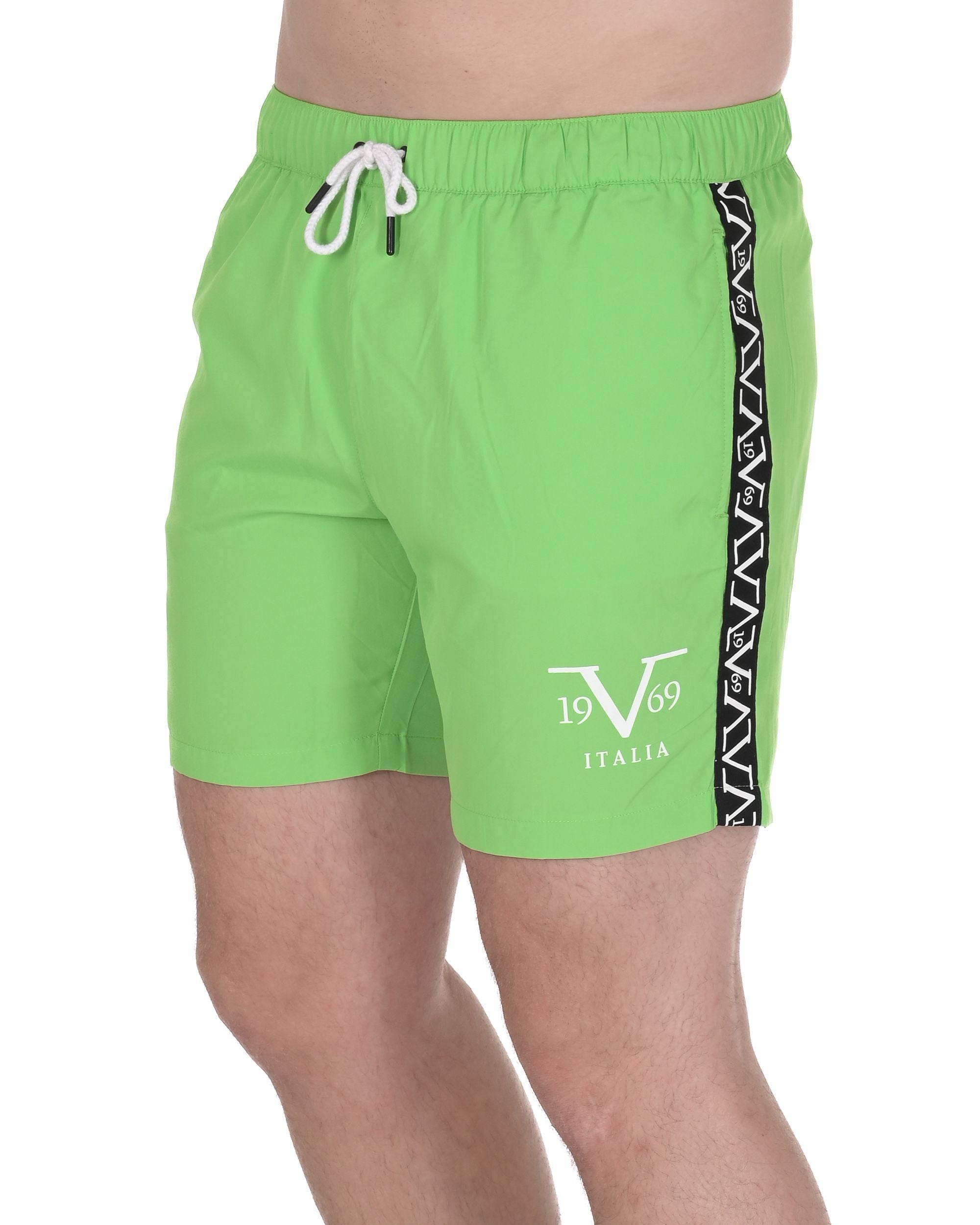 19V69 Italia Mens Swimwear Trunk VSC1MBM04 GREEN