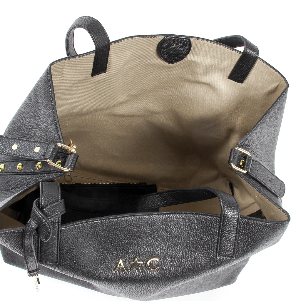 Bolso de mano para mujer Andrew Charles negro RACHEL