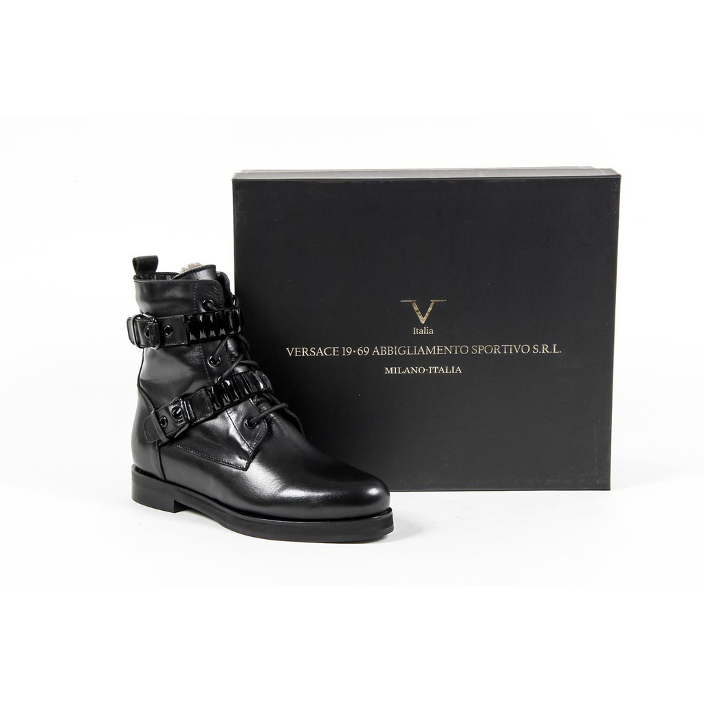 Bota corta para mujer V 1969 Italia B2332 SHEA VIT NERO CAM NERO
