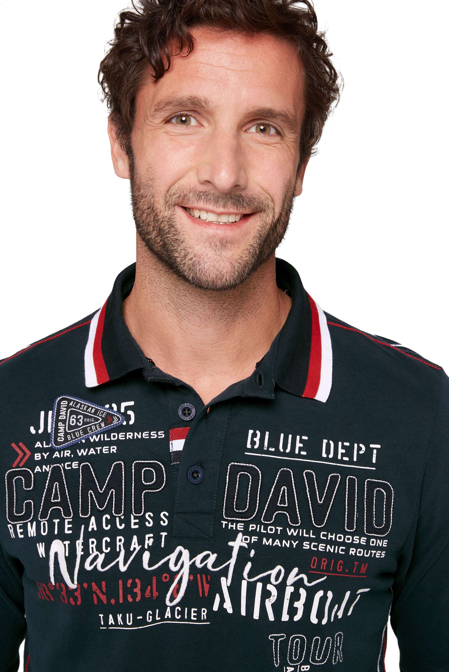 Polo para hombre de Camp David