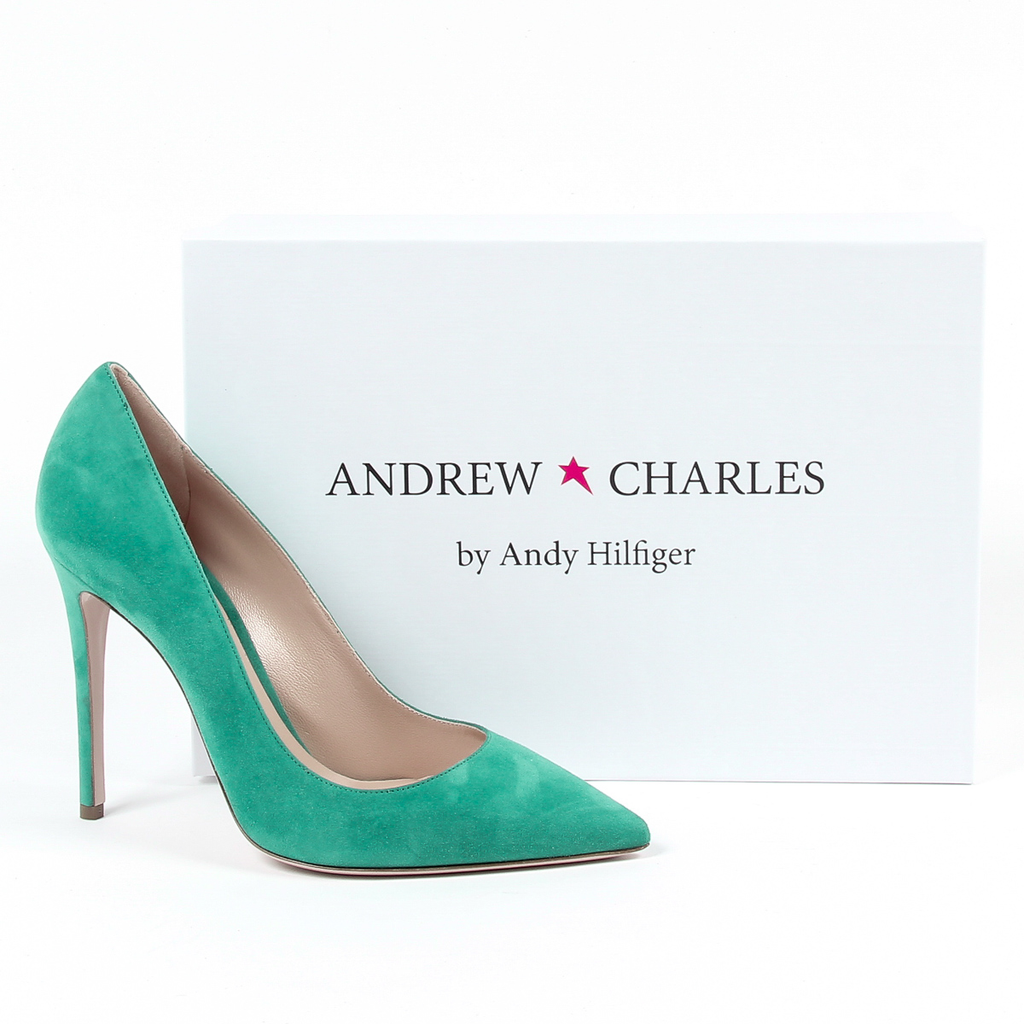 Zapatos de salón para mujer Andrew Charles By Andy Hilfiger, color verde, AUSTIN